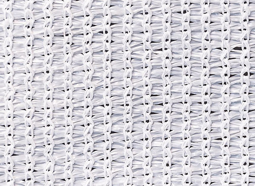 White Shade Net With Eyelet 110GSM